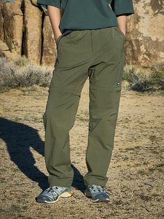 These are versatile two-way pants detailed with hidden zipper above the knee to make a separation into shorts. They are cut from practical two-way stretch nylon that's durable and lightweight so ideal for outdoor activity and daily wear.- Zip and button fastening- Elasticated waistband with webbing belt - Two front slash pockets with zipper- Two back patch pockets with zipper- Hidden zipper for two-way styling above knee- Adjustable drawcord and stopper at hem - Relaxed fit- Unisex wear- Functional nylon fabric with water-resistant, quick dry and absorbing sweats Nylon Cargo Pants With Built-in Shorts For Outdoor, Outdoor Nylon Cargo Pants With Zip Fly, Nylon Cargo Pants With Zip Fly For Outdoor, Nylon Outdoor Pants With Zip Fly, Nylon Pants With Zip Fly For Outdoor, Outdoor Cargo Pants With Zip Fly, Functional Outdoor Cargo Pants With Zip Fly, Functional Cargo Pants For Outdoor With Zip Fly, Functional Cargo Pants With Zip Fly For Outdoor