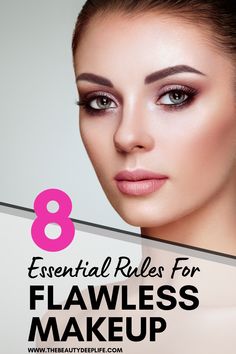 Learn how to get flawless makeup coverage with tips from a makeup artist!! Improve your makeup look using these eight essential makeup rules. How To Get Smooth Makeup Look, Smooth Makeup Tips, Makeup Rules, Makeup Basics, Flawless Makeup Look, Common Makeup Mistakes, Flawless Foundation Application, Skincare Favorites, Beauty Mistakes