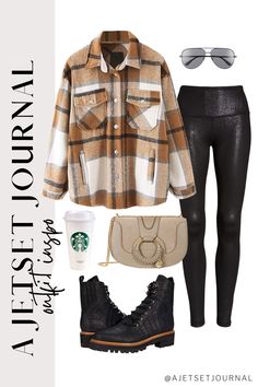 Winter is here, and it's time to elevate your cold weather wardrobe! Get the Look: 5 Amazon Shacket Outfit Ideas You'll Love by Jetset Journal, showcasing the most stylish and versatile shackets for every winter occasion. Whether it's paired with jeans for a casual day, or dressed up with boots for an evening out, these shacket outfits are your new winter staples. Discover them now! Trendy Fall Outfits, Clothes Women, Trendy Fall, Casual Fall Outfits, Cozy Fashion, Look Chic, Outfits With Leggings