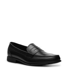 Rockport-Classic Penny Loafer Comfort and style collide in this classic penny loafer from Rockport! Featuring sport technology for superior comfort and a stylish yet traditional design, this slip-on shoe will keep you looking and feeling good all day long. Formal Slip-on Slip-resistant Loafers, Slip-resistant Moc Toe Loafers For Work, Classic Slip-resistant Slip-ons For Business, Classic Slip-resistant Plain Toe Loafers, Classic Plain Toe Slip-resistant Loafers, Moc Toe Slip-resistant Loafers For Business, Business Slip-resistant Moc Toe Loafers, Slip-resistant Moc Toe Loafers For Business, Classic Slip-on Dress Shoes With Slip-resistant Sole