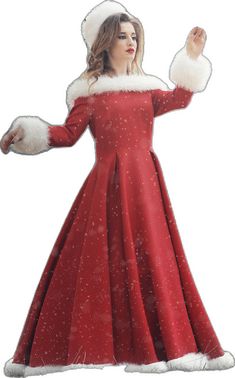 Christmas Wedding Dress, Mrs Claus Dress, Maxi Red Dress, Santa Claus Dress, Christmas Wedding Dresses, Mrs Santa Claus, Velvet Corset, Santa Costume, Dress Luxury