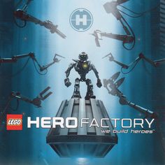 the lego movie poster for hero factory