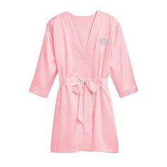 Women's Personalized Embroidered Satin Robe with Pockets - Light Pink Purple Bridesmaid, Wedding Party Bridesmaid, Silky Robe, Personalized Robe, Pink Kimono, Mode Kimono, Wedding Kimono, Wedding Robe, Bridesmaid Robes