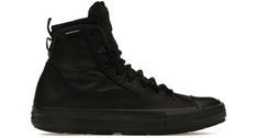 Converse Chuck Taylor All Star Duck Boot Ambush Black Men's - 170588C - US Black Waterproof Lace-up Boots For Walking, Converse Boots For Outdoor Winter Use, Sporty Converse Sneakers For Hiking, Converse Lace-up Boots For Outdoor Activities, High-top Boots With Studded Rubber Outsoles For Outdoor, High-top Boots With Studded Rubber Outsoles For Outdoor Activities, High-top Studded Boots For Outdoor Activities, Leather High-top Sneakers, Slip-resistant For Outdoor, Outdoor Leather High-top Sneakers Slip-resistant