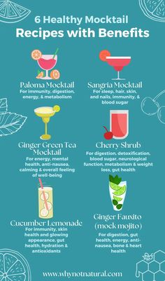 the health benefits of cocktails