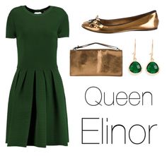 "Queen Elinor" by marissa220 ❤ liked on Polyvore featuring Valentino, Prada, Ann Demeulemeester and Nordstrom Valentino Dress, Ann Demeulemeester, Leather Flats, Brown Leather, Fashion Looks, Nordstrom, Dress Up