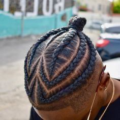 Make Braid Styles, Cornrow Designs, Braided Man Bun, Trendy We Fryzurach