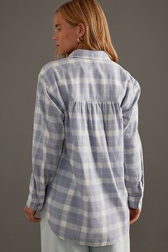 Find PILCRO The Hadley Relaxed Plaid Buttondown Shirt U200b: Flannel Edition on Editorialist. The Hadley Relaxed Buttondown Shirt defines versatility. With an easy-cool fit, it can be both an outfit star and a supporting cast member in your wardrobe - you decide. The Hadley Relaxed Plaid Buttondown Shirt by Pilcrou200b: Flannel Edition, Women's, Size: XS, Cotton/Rayon Relaxed Fit Collared Flannel Shirt For Spring, Spring Flannel Shirt With Relaxed Fit, Spring Relaxed Fit Flannel Shirt With Button Closure, Relaxed Fit Flannel Shirt With Button Closure For Spring, Cotton Button-up Flannel Shirt For Daywear, Blue Relaxed Fit Button-up Flannel Shirt, Spring Everyday Button-up Flannel Shirt, Spring Workwear Flannel Button-up Shirt, Spring Button-up Flannel Shirt With Button Closure