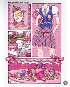 Barbie Movie Drawing, Vintage Barbie Aesthetic, Barbie Movie Outfits Ideas, Barbie Icons Aesthetic, Barbie Journal, Ex Texts, ليلو وستيتش, Princess Charm School, Whimsical Art Journal