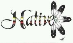 the word native written in black and white with an image of a butterfly on it