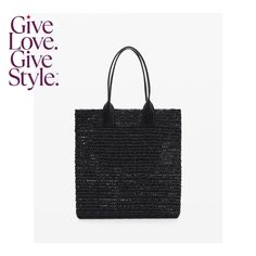 in stock Chic Black Bags For On-the-go, Casual Black Shoulder Bag For Shopping, Versatile Black Shoulder Bag For Shopping, Trendy Black Summer Bag, Trendy Black Bag For Summer, Trendy Black Bags For Summer, Summer Black Tote Bag, Black Tote Bag For Summer, Black Shoulder Bag For Daily Use In Spring