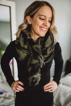 How to Wear A Blanket Scarf 7 Ways - Paisley + Sparrow How To Wear Scarves