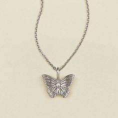 Soar to new heights with a necklace made to remind you that bright and beautiful things are coming your way. This softly textured gold vermeil butterfly pendant with open wings prompts the gentle reminder to give yourself time to grow. Give Yourself Time To Grow, Give Yourself Time, Open Wings, Made By Mary, Delicate Butterfly, Dainty Choker, Butterfly Pendant Necklace, Bright And Beautiful, Disc Necklace