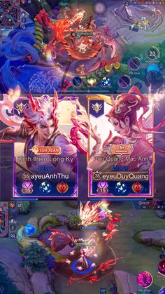 the game's interface screen shows an image of two different characters