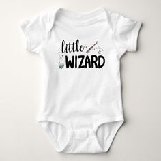 Harry Potter | Little Wizard Baby Bodysuit - tap, personalize, buy right now! #BabyBodysuit #harry #potter, #hogwarts, #potter #baby, Harry Potter Onsie, Harry Potter Baby Gift, Harry Potter Baby Clothes, Adoption Announcements, Harry Potter Icons, Harry Potter Baby, La Baby, Harry Potter Outfits, Future Mommy