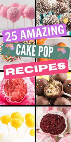 the top 25 amazing cake pop recipes