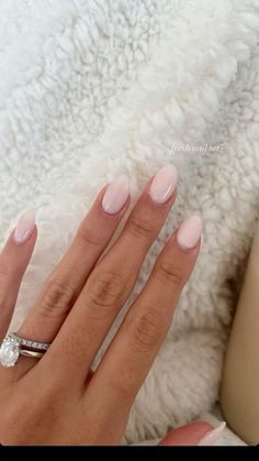 Baby Pink Nails, Milky Nails, Girl Nails, Basic Nails, Casual Nails, Neutral Nails, Clean Nails, Dream Nails