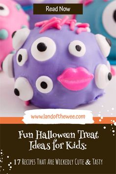 halloween treat ideas for kids monster truffles are pictured Halloween Treat Ideas For Kids, Creepy Cookies, Halloween Treat Ideas, Creative Treats