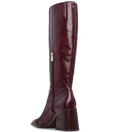 Vince Camuto Sangeti Leather Wide Calf Tall Boot | Dillard's Tall Leather Boots With Reinforced Heel, Leather Heeled Boots With Side Zipper And Round Toe, Leather Knee-high Boots With Zipper Closure For Fall, Leather Boots With Zipper Closure For Work, Leather High Shaft Boots For Office, Tall Leather Boots With Zipper Closure, Fitted Leather Boots With Zipper Closure, Formal Boots With Zipper Closure And Medium Width, High Shaft Leather Boots For Office