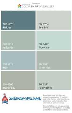 the color scheme for sheryln - williams's paint swatches