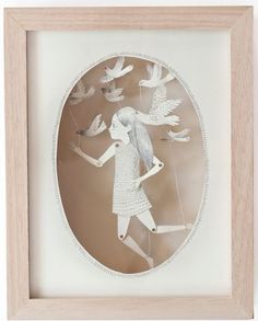 Drawing Baby, Papercut Art, Tableaux Vivants, Paper Engineering, Shadow Box Art, Wall Drawing