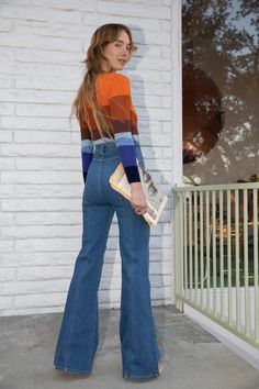 Filmore Bardot High Waisted Bells — Prism Boutique High-waisted Flare Jeans With Five Pockets For Fall, Retro High Rise Flares For Fall, Modern Full-length Flare Jeans For Fall, 70s Inspired High Waist Fitted Flare Jeans, 70s Inspired High Rise Fitted Jeans, 70s Inspired Fitted Wide Leg Jeans, Retro High Waist Flare Jeans For Fall, Retro High Waist Jeans For Fall, Modern Wide Leg Flare Jeans For Fall