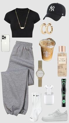 Casual Preppy Outfits, Outfit Inspo Casual, Trendy Outfits For Teens, Cute Lazy Day Outfits, Cute Outfits For School, Lazy Day Outfits, Cute Preppy Outfits, Easy Trendy Outfits, Simple Trendy Outfits