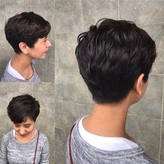 Undercut Hairstyles Women, Pixie Haircut For Thick Hair, Pixie Hair, Hair Haircuts, Pixie Haircuts, Cute Hairstyles For Short Hair, Haircut For Thick Hair, Sleek Hairstyles