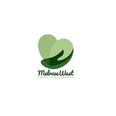 the logo for melrose west, a plant based company that sells fresh fruit and vegetables