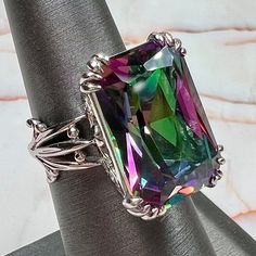 Tumbled Stone Jewelry, Fire Agate Jewelry, Green Topaz, Mystic Topaz Ring, Southwest Jewelry, Topaz Jewelry, Agate Jewelry, Mystic Topaz, Filigree Ring