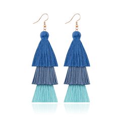 The new fringed earrings are extremely beautiful, and can be matched with any long skirt and hairstyle to add extra points to your look! Product Information: Length: 10.5cm Weight: 10.5g Bohemian Handmade, Bohemian Women, Boho Fringe, Tassel Drop Earrings, Long Style, Delicate Details, Powder Pink, Fringe Earrings, Hook Earrings