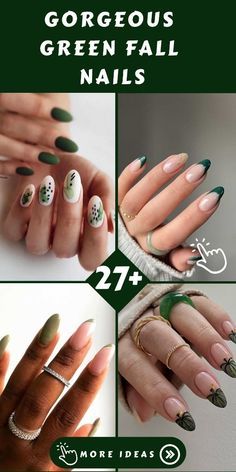 Earthy Terracotta, Oval Nails Designs, Internet Fame, Fall Green, Trending Nails, October Nails, Beige Nails