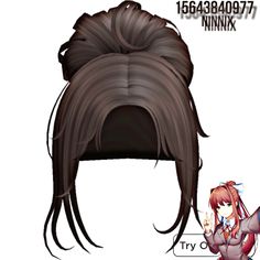 Roblox Brown Bun Codes, Berry Avenue Codes Hair Brown, Brown Hair Codes For Berry Ave, Roblox Brown Hair Codes, Brown Hair Codes, Brown Hair Roblox Id, High School Hairstyles, Zombie Clothes