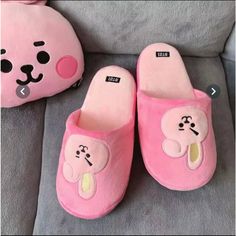 Get Cozy With These Soft, Warm Slippers Featuring Cooky, The Cute Bt21 Mascot Of Bts’s Jungkook. 100% Brand New And High Quality Upper Material: Cotton Sole Material: Melaleuca Bottom One Size Fits Most: (6-11.5 Us Women) 26cm (Size 36-42) What You Get: 1pair Slippers Only Note: Due To The Difference Between Different Monitors, The Picture May Not Reflect The Actual Color Of The Item. Thanks For Your Understanding. Ask Me About Bundling This Order With Some Of My Other K-Pop Merchandise To Save Sanrio Backpack, Embroidered Slippers, Cute Slippers, Soft Slippers, Army Love, Warm Slippers, Cute Backpacks, Mini Purse, Comforters Cozy