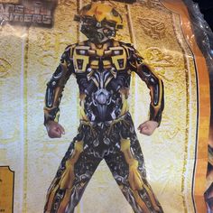 Nwt Dreamworks Pictures Transformers Bumblebee Costume Size Medium (7-8) Includes: Jumpsuit With Muscle Chest And Mask All Other Accessories Sold Separately Make A Bundle And We Can Make A Deal Transformers Costume, Bumblebee Costume, Transformer Costume, Transformers Bumblebee, Kids Costumes, Dreamworks, Bumble Bee, Gold Black, Transformers