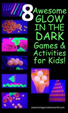 8 awesome glow in the dark games and activities for kids that are fun to play with