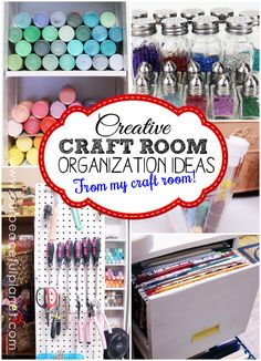 creative craft room organization ideas from my craft room