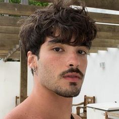 Cute guys hot boy men photography aesthetic haircut for men boys short Long Face Men Haircuts, Hairstyles For Wavy Curly Hair Men, Curly Hair Man Aesthetic, Men Hair Styles 2023, Mens Hair Wavy, Men Hair 2023, Mens Goatee Styles, Men’s Facial Hair, Hairstyle Men 2023