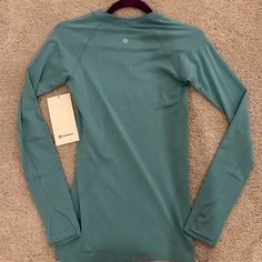 Nwt, No Longer Sold. Such A Beautiful Color Willing To Negotiate! Cute Lululemon Outfits, Lululemon Long Sleeve Shirts, Anna Claire, Green Lululemon, Lululemon Long Sleeve, Preppy Clothes, Athletic Clothes, Lululemon Swiftly Tech