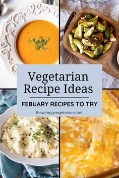 vegetarian recipe ideas for february to try