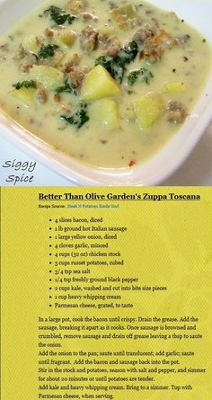 broccoli and potato soup in a white bowl on a yellow background with instructions