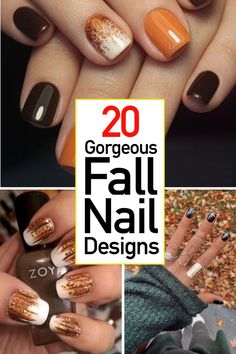 November Nails Fall, Fall Toe Nails, November Nail Designs, Fall Pedicure, Fall Nail Ideas, Simple Fall Nails, Fingernail Designs, Fall Gel Nails