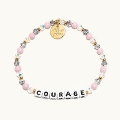 Little Words Project : Courage - Little Words Project : Courage Handle With Care, Crystal Beads Bracelet, Letter Beads, Acrylic Beads, Online Community