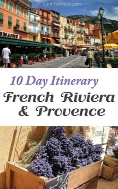 the words 10 day itinerary french riviera and proven