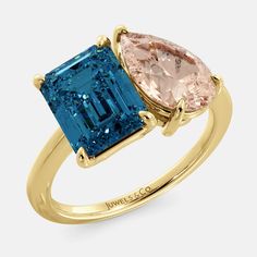 All Toi-et-Moi rings are made from sustainable, lab-grown gems and are available in recycled gold. Virgo Ring, Diamond Band Engagement Ring, December Birthstone Ring, Blue Sapphire Gemstone, Calm Your Mind, Diamond Heart Ring, Blue Topaz Gemstone, Evil Eye Ring, Heart Shaped Diamond