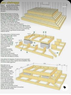 the instructions for building an outdoor deck