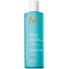 Moroccanoil Hydrating Shampoo is a gentle, sulfate-free shampoo infused with antioxidant-rich argan oil and other replenishing nutrients to nourish dry hair. It formulated with moisturizing red algae and rich in Vitamins A and E to promote a healthier look and feel. Fragranced with the Moroccanoil signature scent, a blend of spicy amber and sweet floral notes. Key Benefits: Gentle enough for daily use Helps maintain hair's natural moisture balance Increases manageability and shine Sulfate, phosp Moroccan Shampoo, Fine Hair Volume, Hydrating Shampoo, Clarifying Shampoo, Volumizing Shampoo, Kevin Murphy, Best Shampoos, Sulfate Free Shampoo, Moisturizing Shampoo