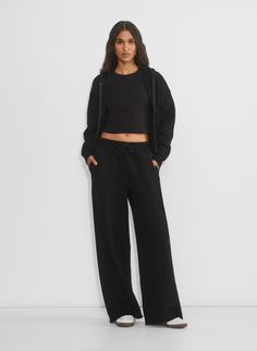 COZY FLEECE MEGA FLUTTER™ SWEATPANT | Aritzia Aritzia Sweatpants, Fleece Sweatpants, Poplin Dress, Fashion Socks, Short Shirts, Zip Sweater, Sweater And Shorts, Shirt Sale, Denim Shirt