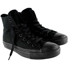 Shoes Sneakers Converse, All Black Converse, Shoes Png, Black High Top Shoes, High Top Chucks, Black High Top Sneakers, Basket Noir, Sneakers Converse