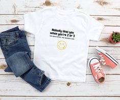 Nobody Likes You When You're 2 or 3 Toddler Shirt Elder Emo Kids Gift Emo Clothes for Children Toddler Boy or Girl Clothes - Etsy Elder Emo, Emo Clothes, Clothes For Children, Emo Kid, Emo Outfits, Kids Birthday Gifts, Mesa Az, Girl Clothes, Kids Tops